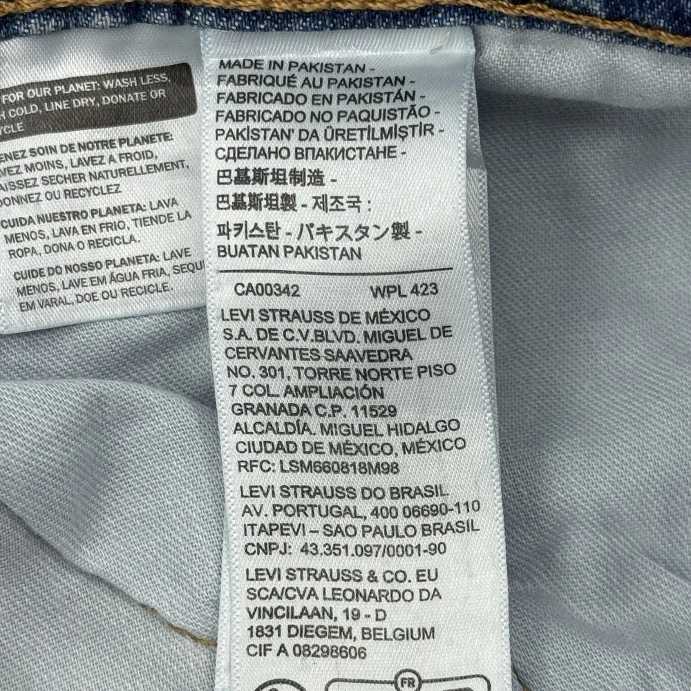Levi's 511 Slim Fit Jeans Men's 32x32 Blue Denim NWT Reclaimed Sustainable